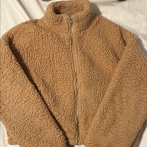 Hollister Tan Sherpa Jacket